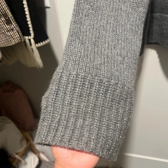 NEW Polo Ralph Lauren Cashmere Knit Sweater in Grey Size S